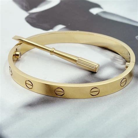 cartier love bracelet dupes|cartier love bracelet look real.